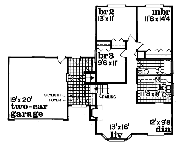 main floor house blueprint