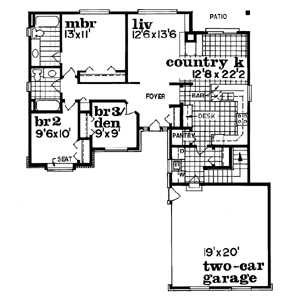 main floor house blueprint