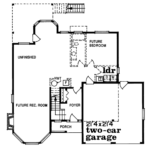 main floor house blueprint