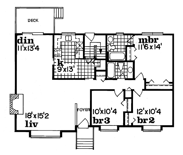 main floor house blueprint