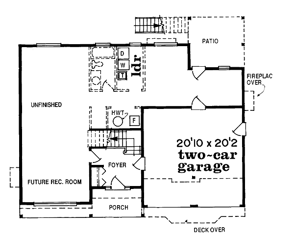 main floor house blueprint