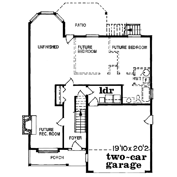 main floor house blueprint