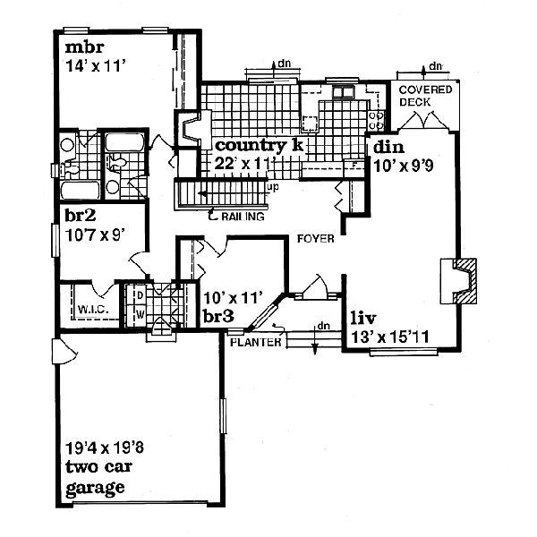 main floor house blueprint