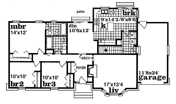 main floor house blueprint