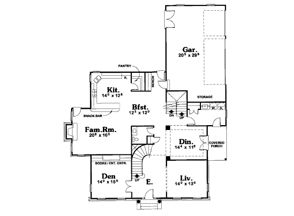 main floor house blueprint