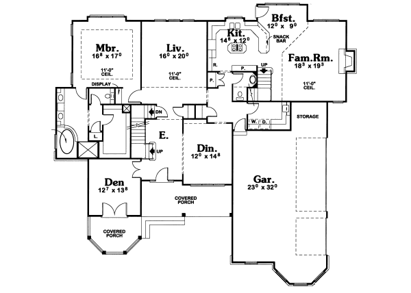main floor house blueprint