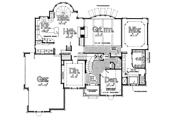 main floor house blueprint
