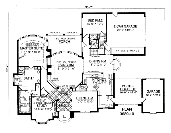 main floor house blueprint