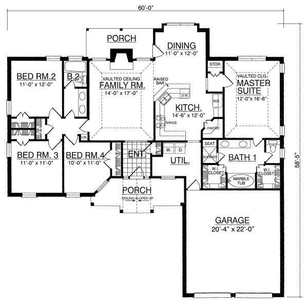 main floor house blueprint