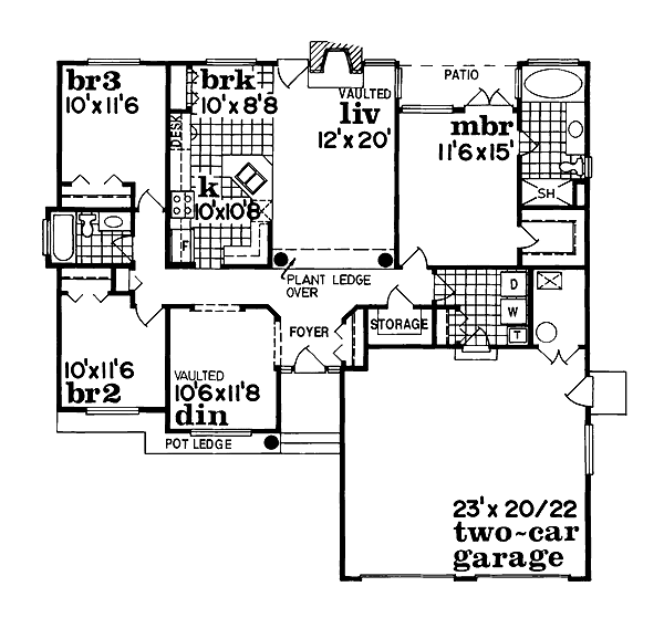 main floor house blueprint