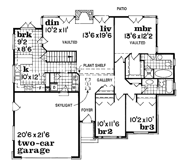 main floor house blueprint