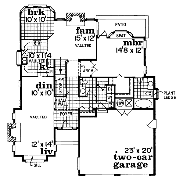 main floor house blueprint
