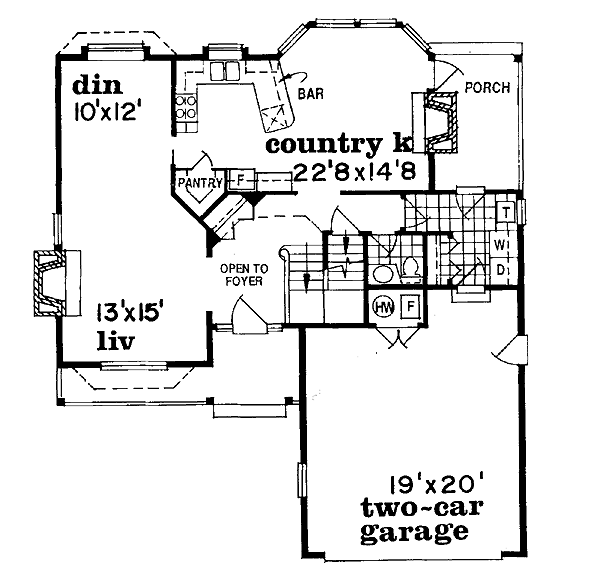 main floor house blueprint