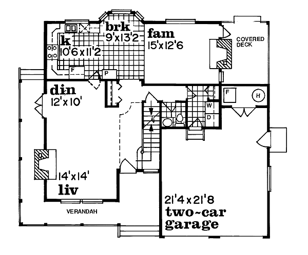 main floor house blueprint