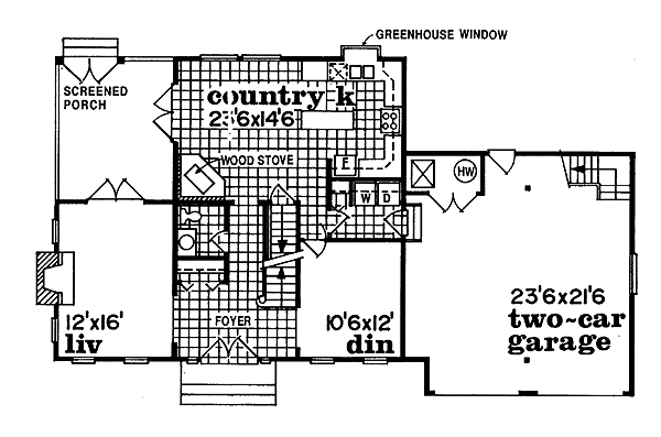 main floor house blueprint