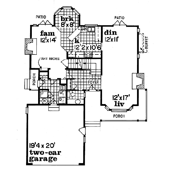 main floor house blueprint