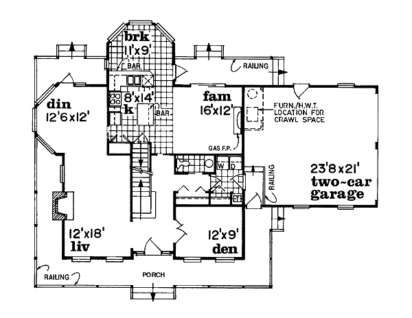 main floor house blueprint