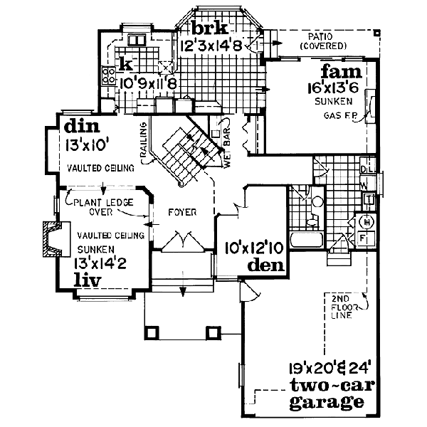 main floor house blueprint