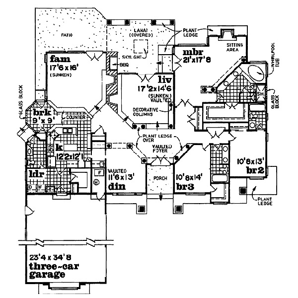 main floor house blueprint