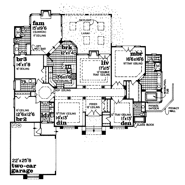 main floor house blueprint