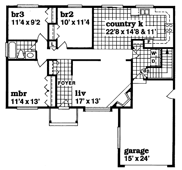 main floor house blueprint