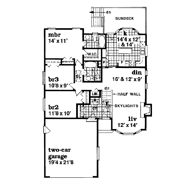 main floor house blueprint