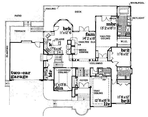 main floor house blueprint