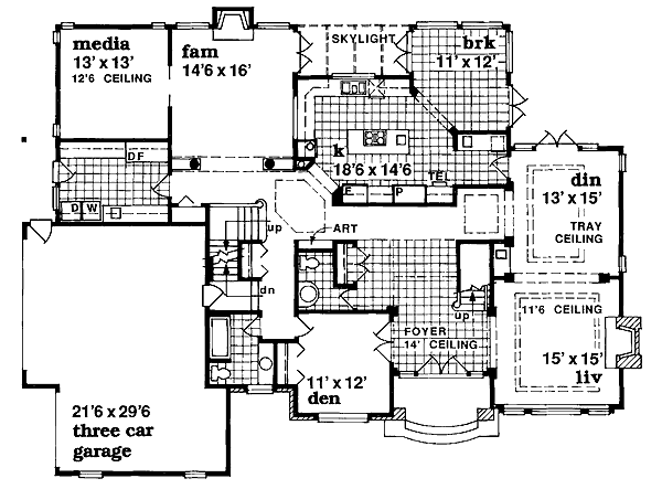 main floor house blueprint