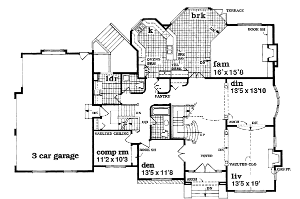 main floor house blueprint