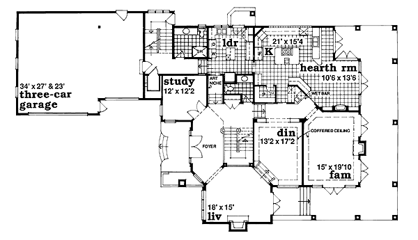main floor house blueprint