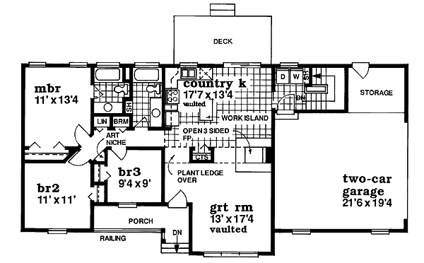main floor house blueprint