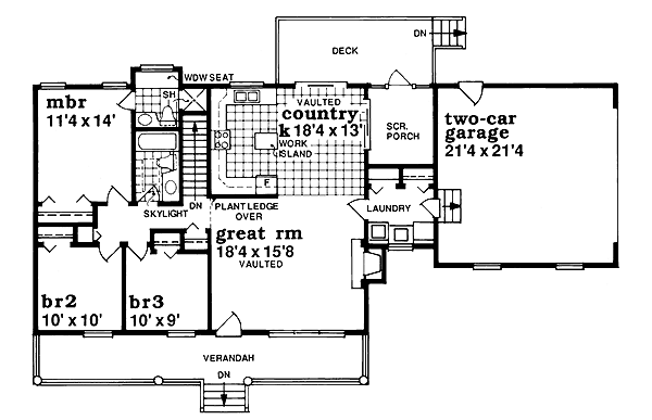 main floor house blueprint