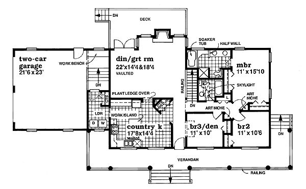 main floor house blueprint