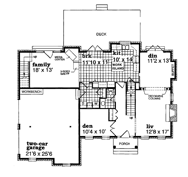 main floor house blueprint