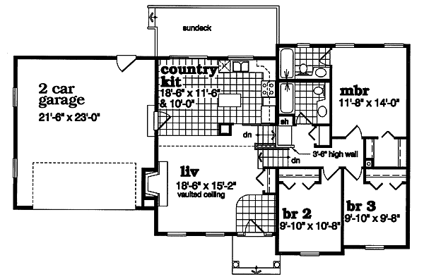 main floor house blueprint