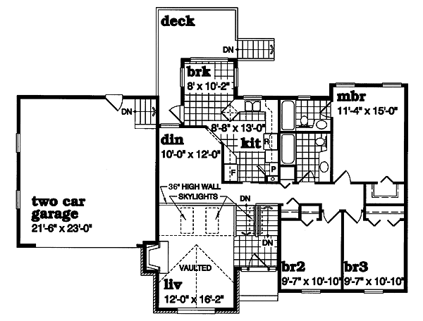 main floor house blueprint