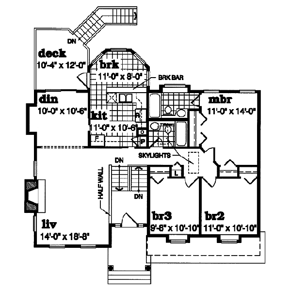 main floor house blueprint
