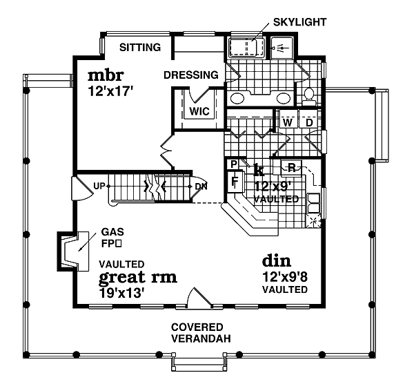 main floor house blueprint