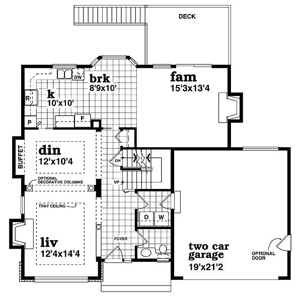 main floor house blueprint