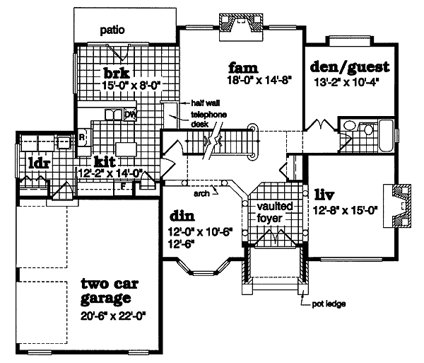 main floor house blueprint
