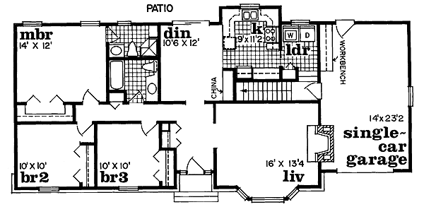 main floor house blueprint