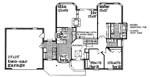 main floor house blueprint