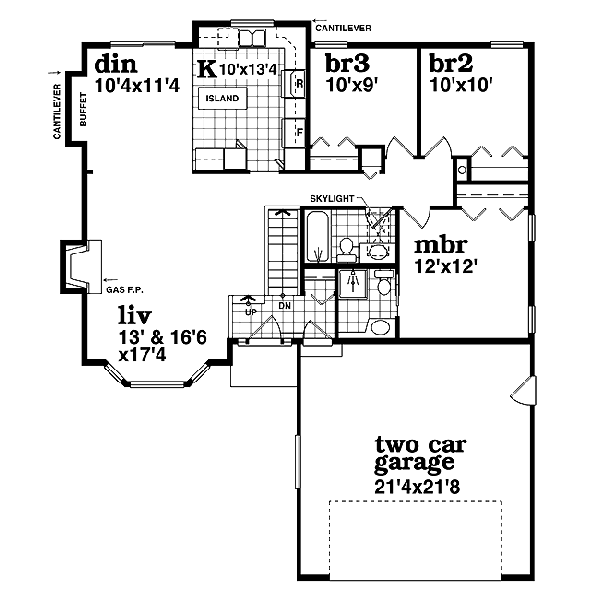 main floor house blueprint