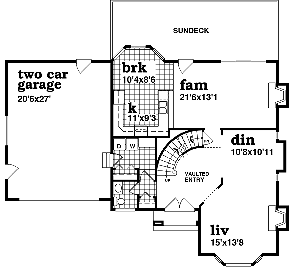 main floor house blueprint