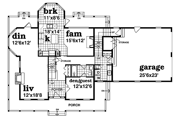 main floor house blueprint