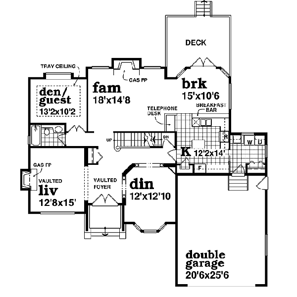 main floor house blueprint