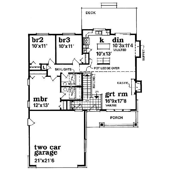 main floor house blueprint