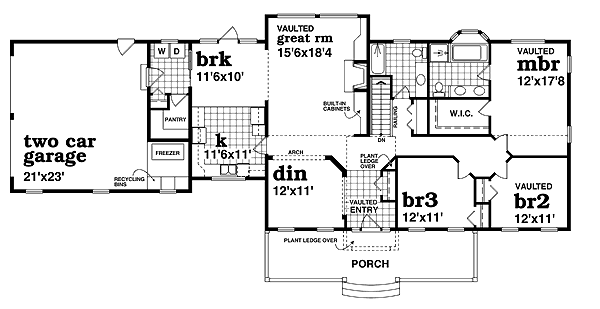 main floor house blueprint