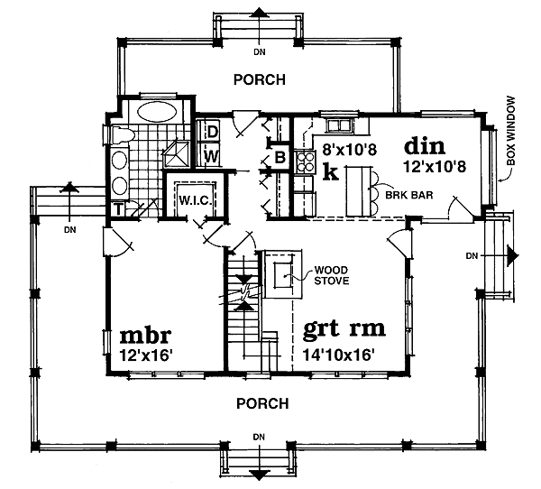 main floor house blueprint