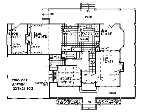 main floor house blueprint